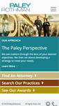 Mobile Screenshot of paleyrothman.com
